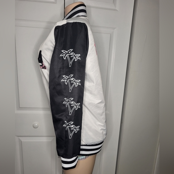 California LA Woven Bomber Jacket - Picture 3 of 11